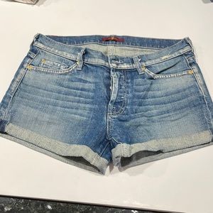 7 for all mankind jean shorts. If lucky worn 4 times.
